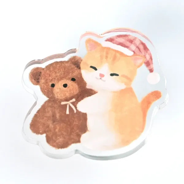 NB. CO. Paper 2-Way Rotating Clip – Kitten