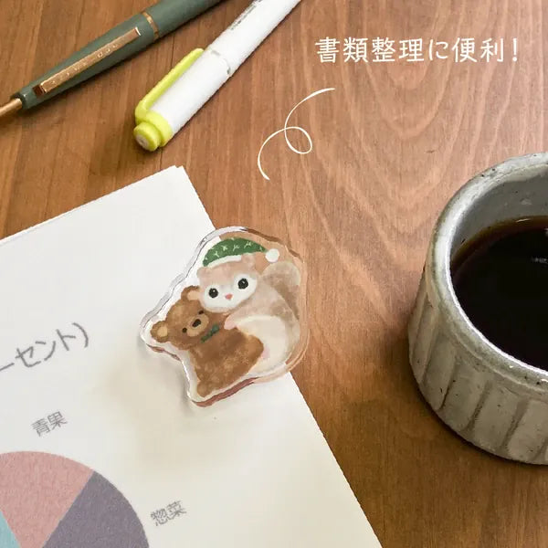 NB. CO. Paper 2-Way Rotating Clip – Squirrel