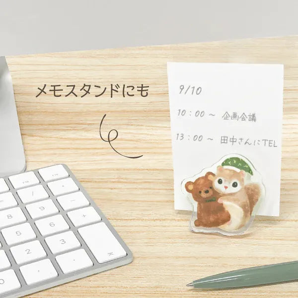 NB. CO. Paper 2-Way Rotating Clip – Squirrel