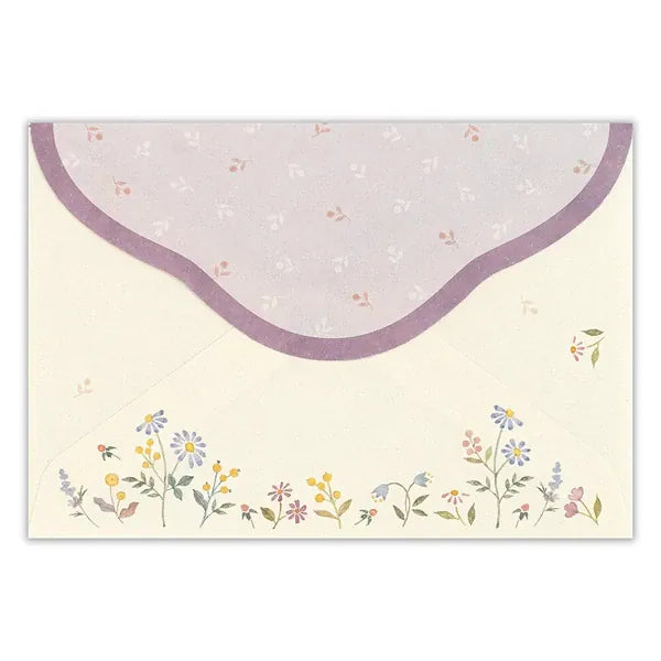 NB. CO. Paper Awairo Japanese Letter Set – Swaying Flowers