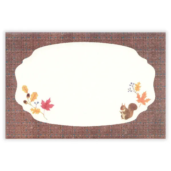 NB. CO. Paper Awairo Japanese Mini Letter Set – Autumn Forest