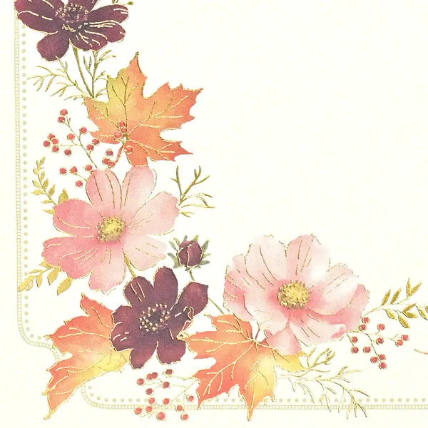 NB. CO. Paper Japanese Letter Sheets – Foliage Cosmos