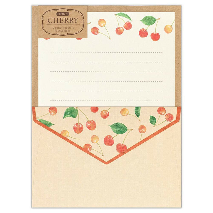 NB. CO. Stationery Cherry Letter Set - Made in Japan