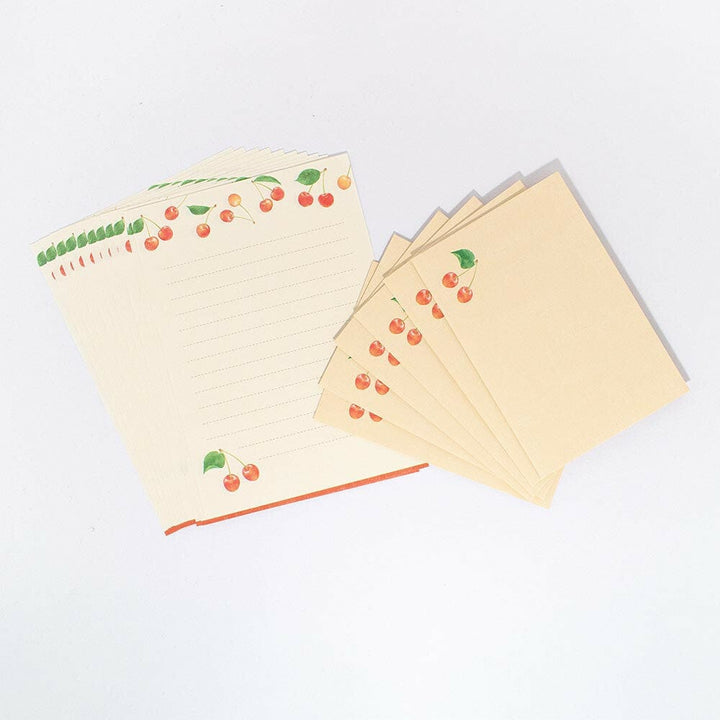 NB. CO. Stationery Cherry Letter Set - Made in Japan