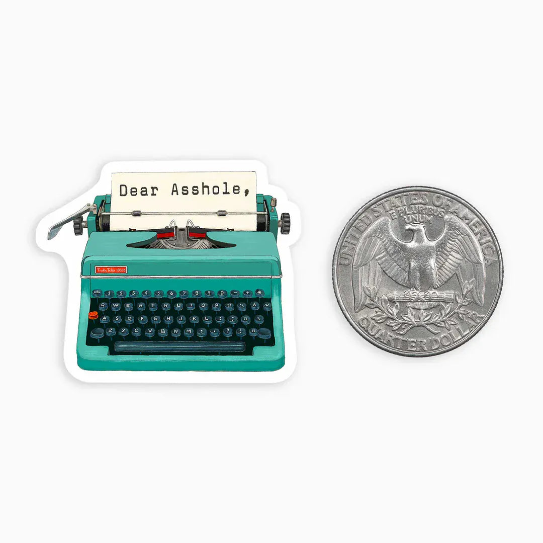 Nice Enough Cards Dear Asshole Mini Sticker