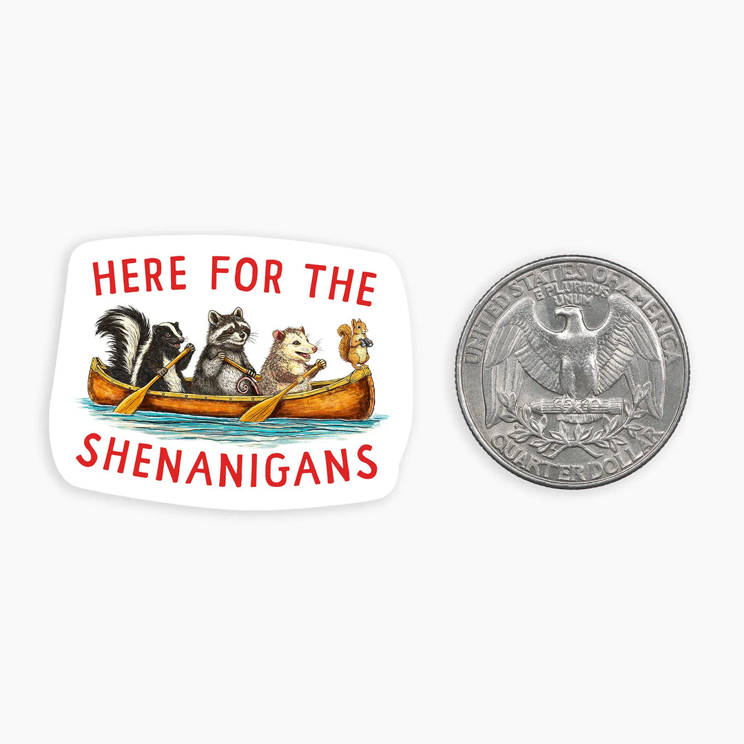 Nice Enough Cards Shenanigans Mini Sticker