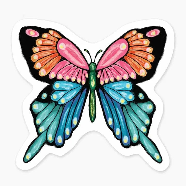 Nice Enough Sticker Butterfly - 3" Art Sticker