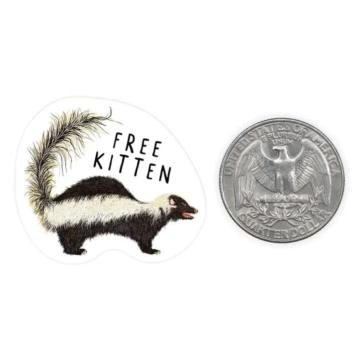 Nice Enough Sticker Free Kitten Mini Sticker