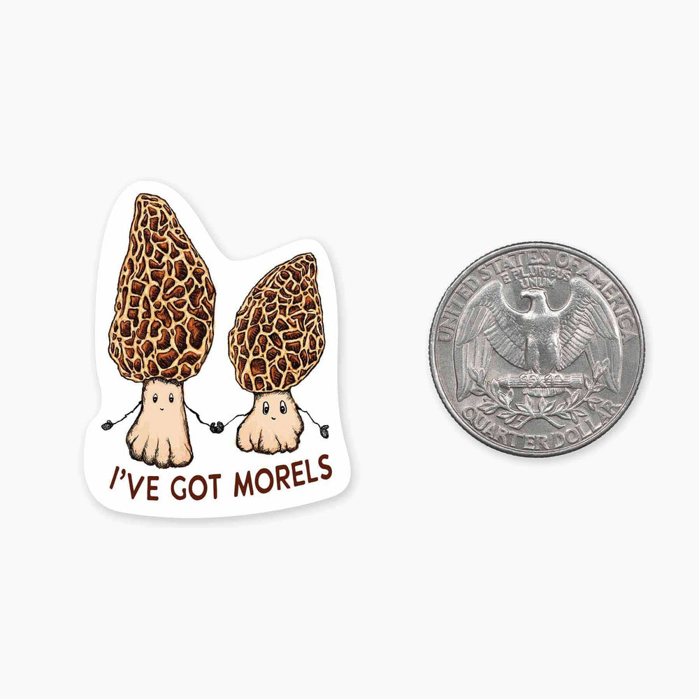 Nice Enough Sticker Morels Mini Sticker