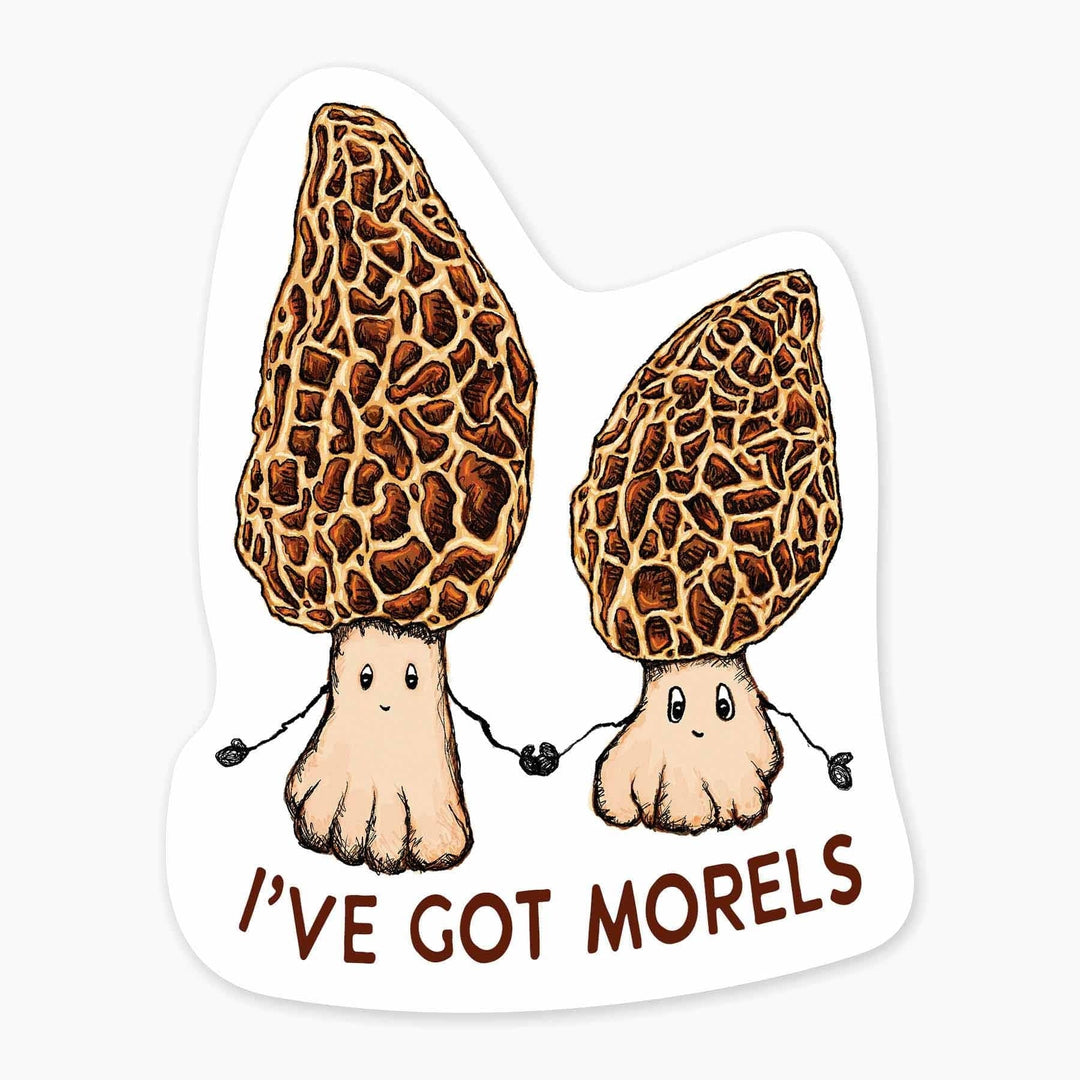 Nice Enough Sticker Morels Mini Sticker