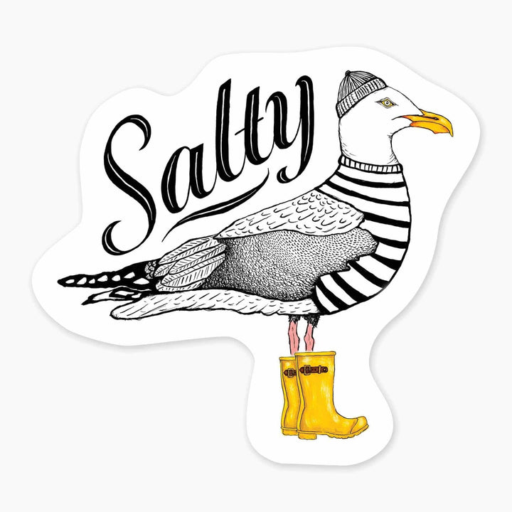 Nice Enough Sticker Salty Mini Sticker