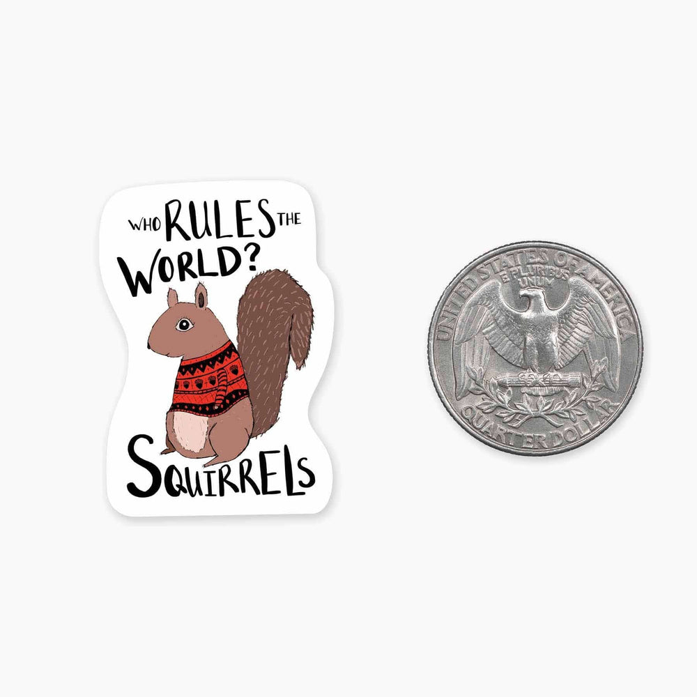 Nice Enough Sticker Squirrels Mini Sticker