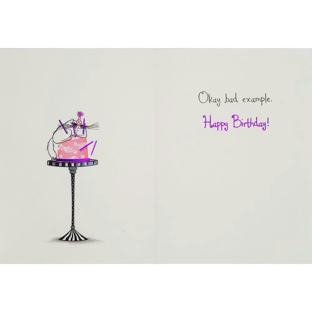 Niquea.D birthday card Bad Example Birthday Card