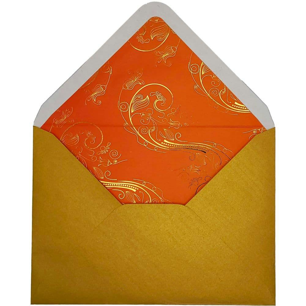 Niquea.D birthday card Orange Orchids Birthday Card