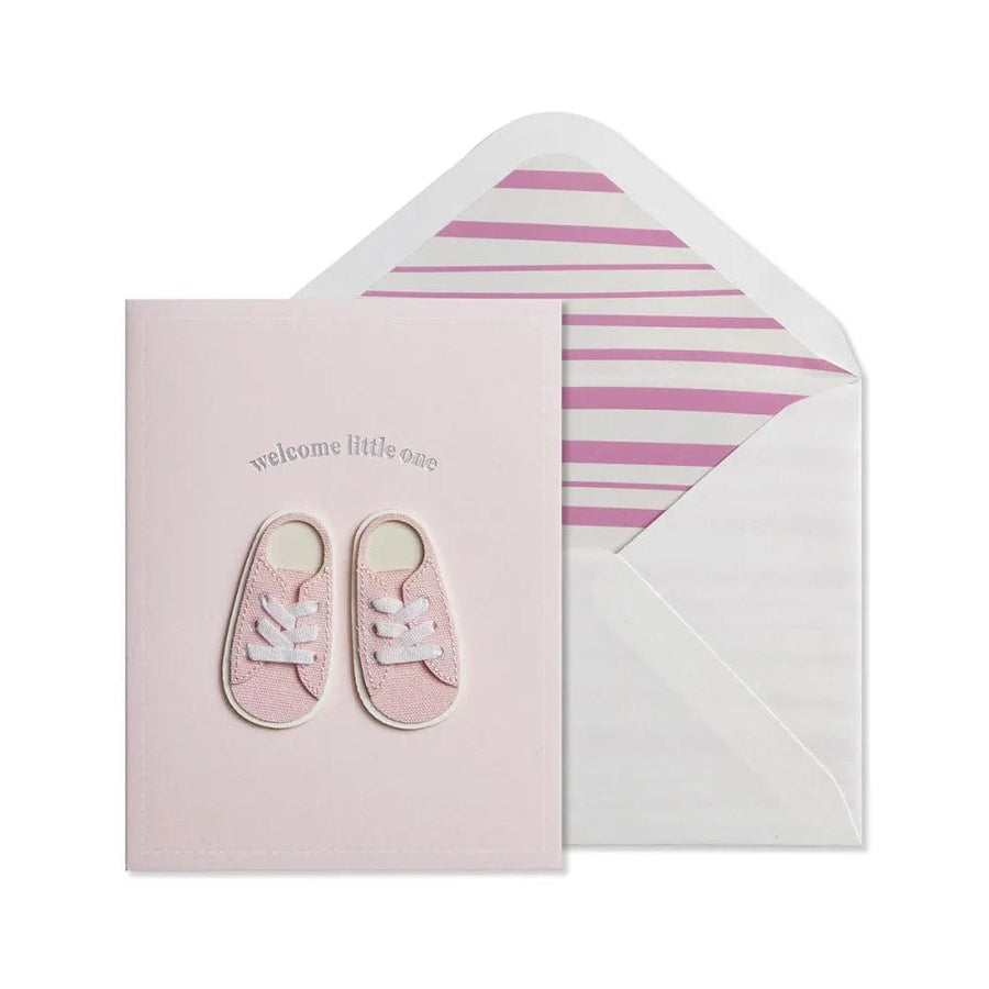 Niquea.D Card Baby Sneakers Girl New Baby Card