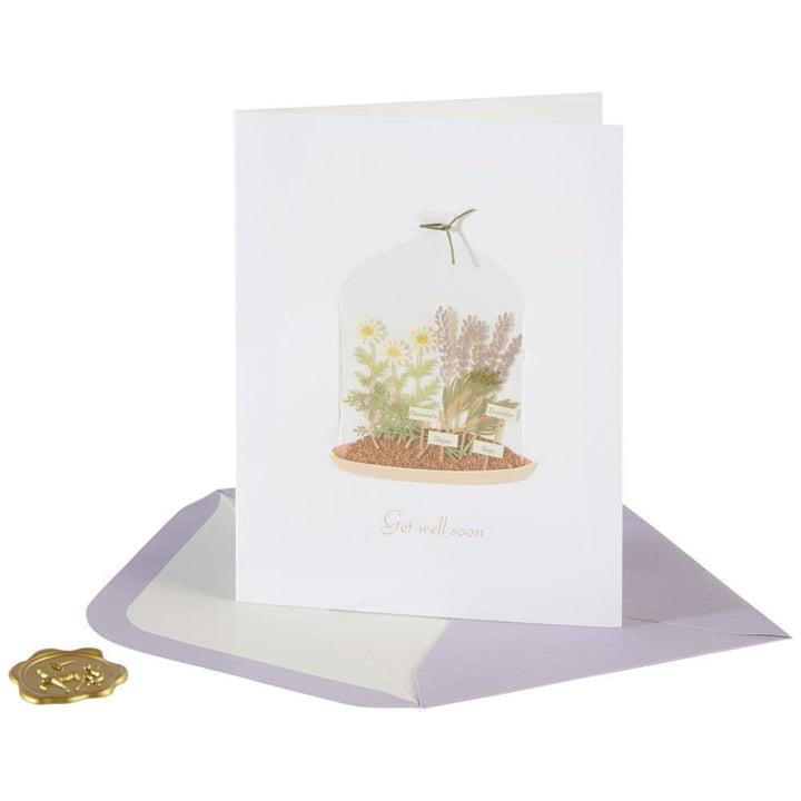 Niquea.D Card Botanical Elegance Get Well Card