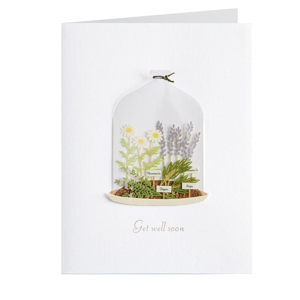 Niquea.D Card Botanical Elegance Get Well Card