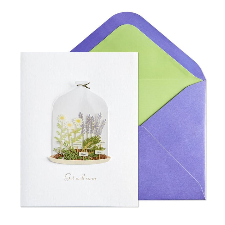 Niquea.D Card Botanical Elegance Get Well Card