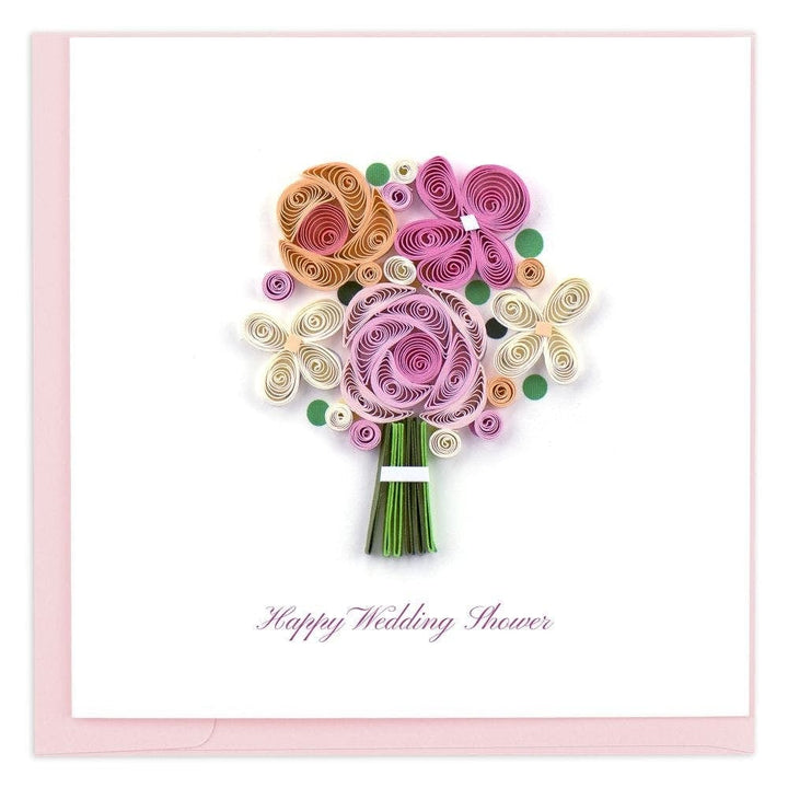 Niquea.D Card Bridal Shower Bouquet Wedding Card