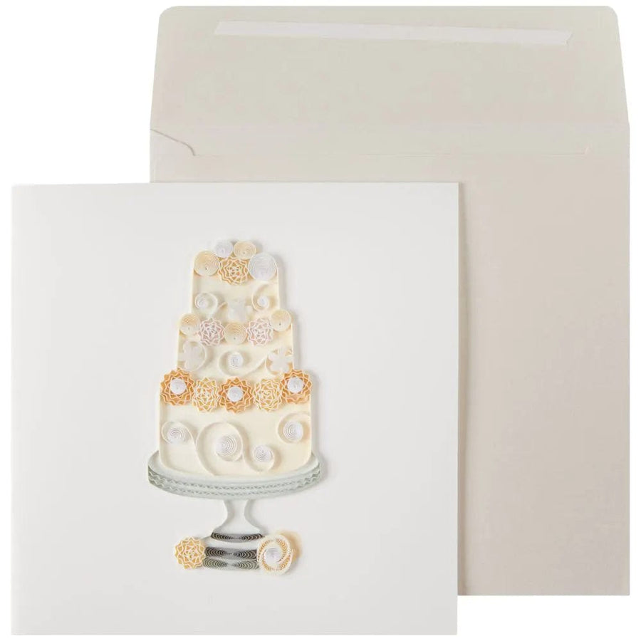Niquea.D Card Cake Quilling Birthday Card