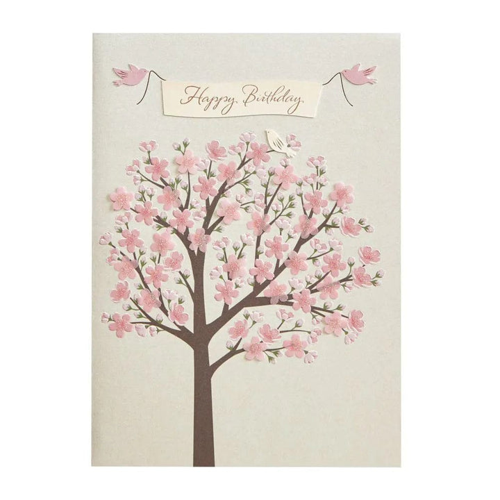 Niquea.D Card Cherry Blossom Tree Birthday Card