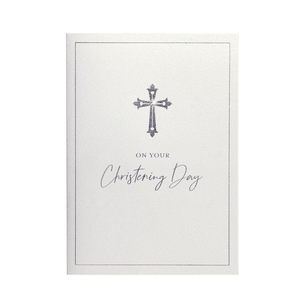 Niquea.D Card Cross Christening Card