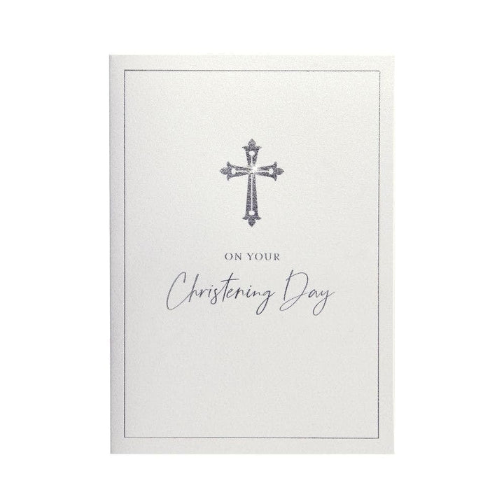 Niquea.D Card Cross Christening Card