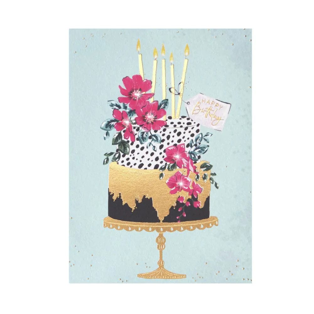 Niquea.D Card Elegant Cake Birthday Card