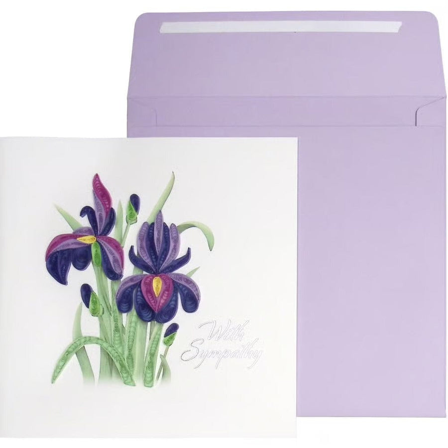 Niquea.D card Iris Sympathy Card