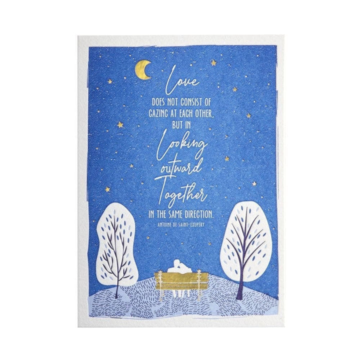 Niquea.D Card Love Quote Looking Outward Together Card