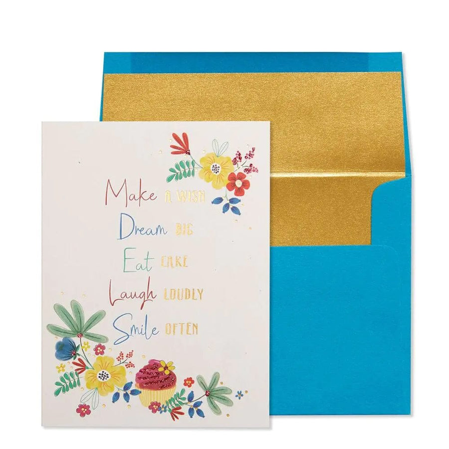 Niquea.D Card Modern Sentiment Birthday Card