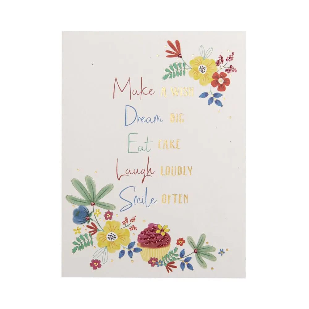 Niquea.D Card Modern Sentiment Birthday Card