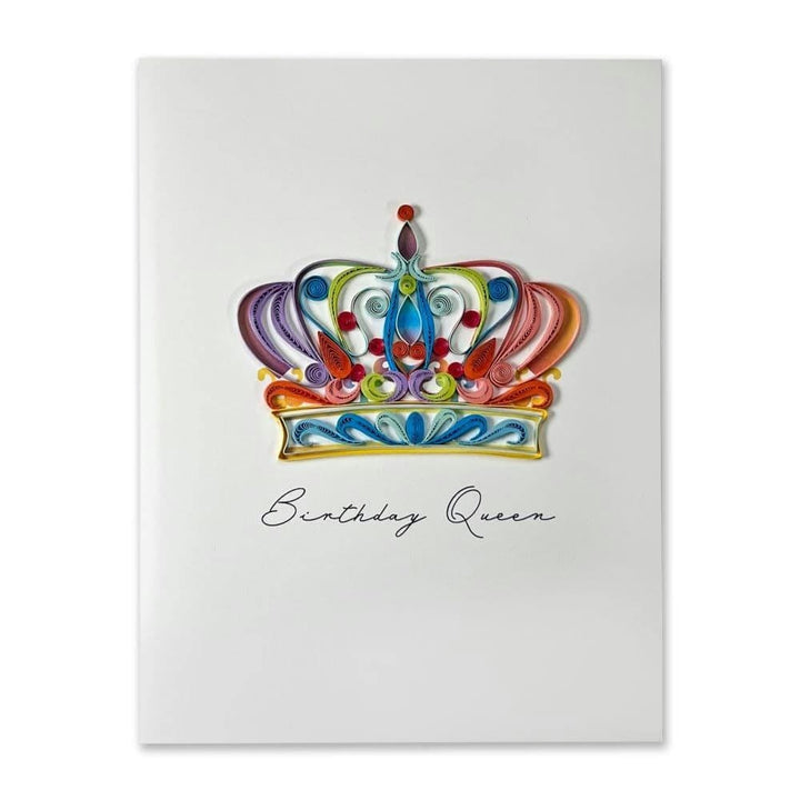 Niquea.D Card Quilled Birthday Queen Card