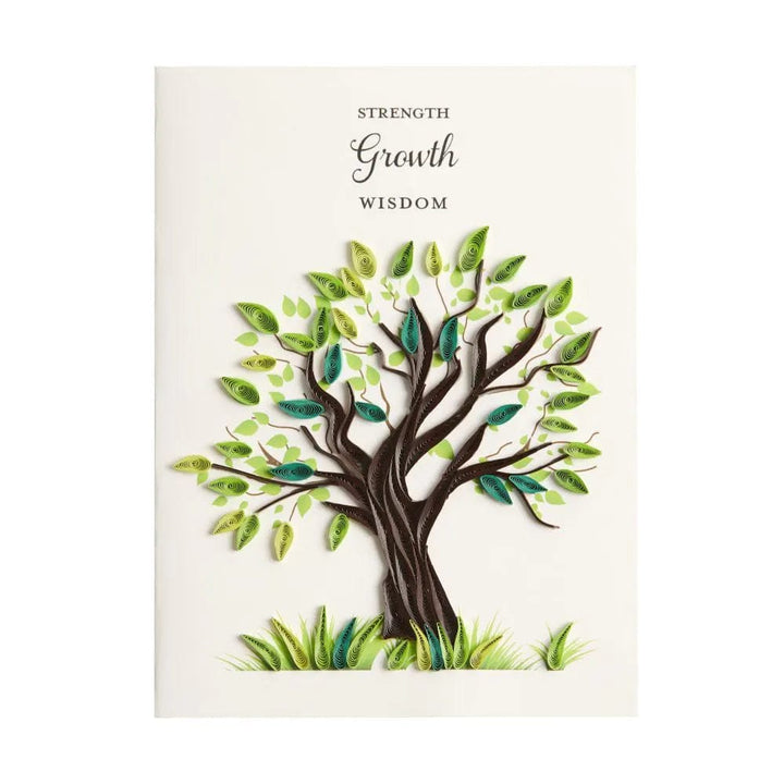 Niquea.D Card Tree Quilling Birthday Card