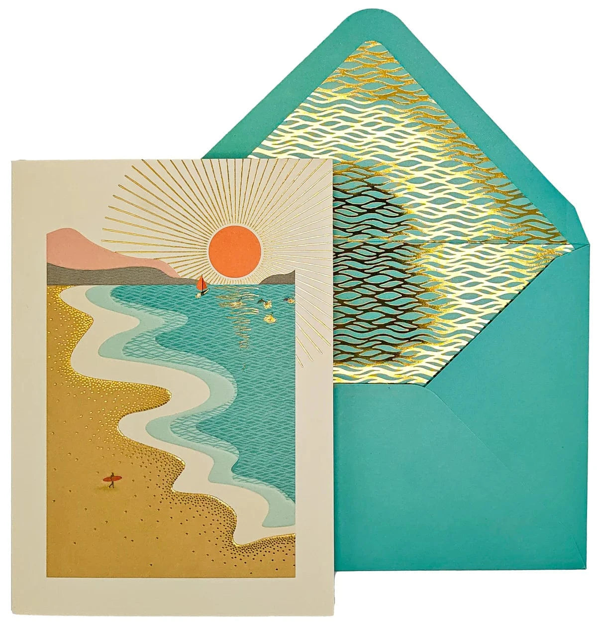 Niquea.D Cards Beach Scene Birthday Card