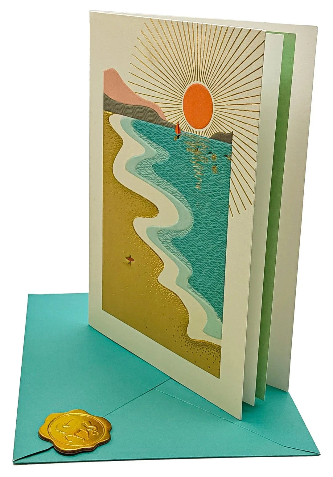 Niquea.D Cards Beach Scene Birthday Card