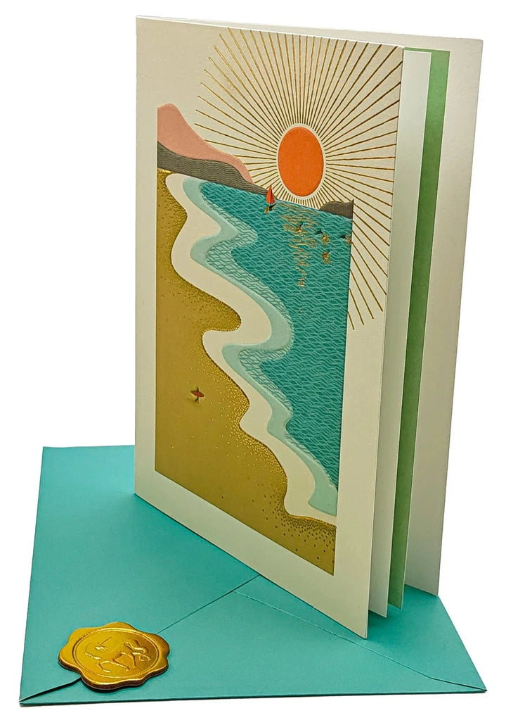 Niquea.D Cards Beach Scene Birthday Card