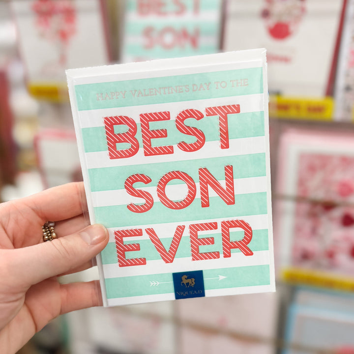 Niquea.D Cards Best Son Ever Valentine's Day Card