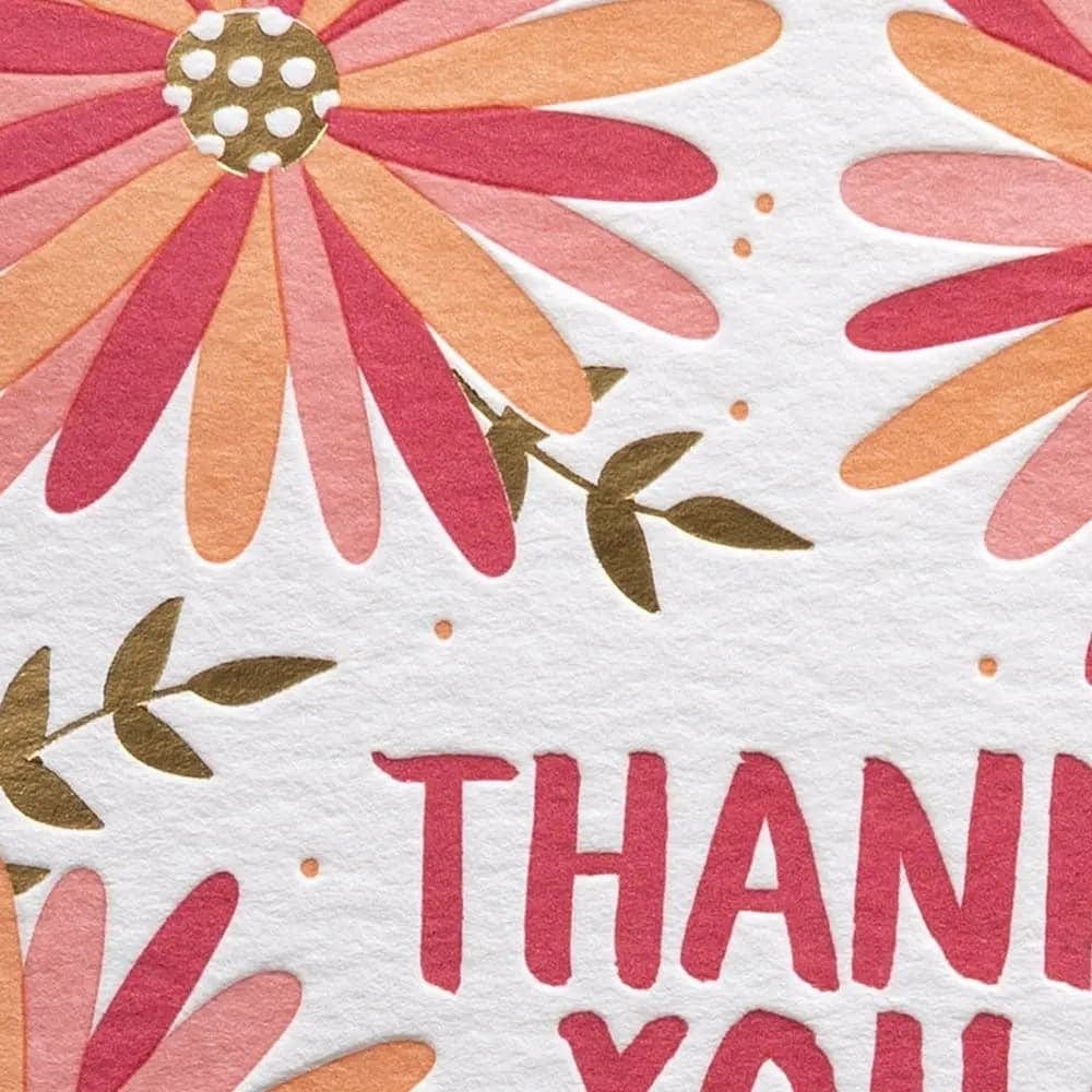 Niquea.D Cards Bold Daisies Thank You Card