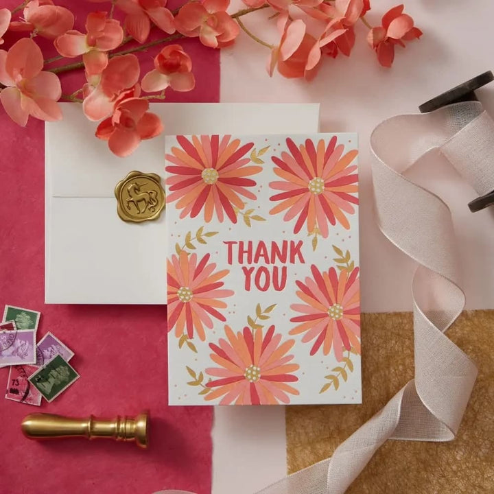 Niquea.D Cards Bold Daisies Thank You Card