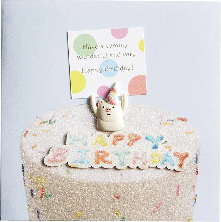 Niquea.D Cards Cake with Pig Birthday Card