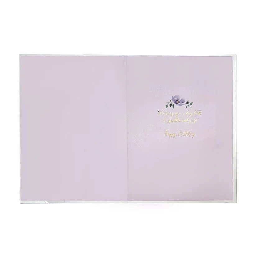 Niquea.D Cards Cloche with Cake Daughter Birthday Card