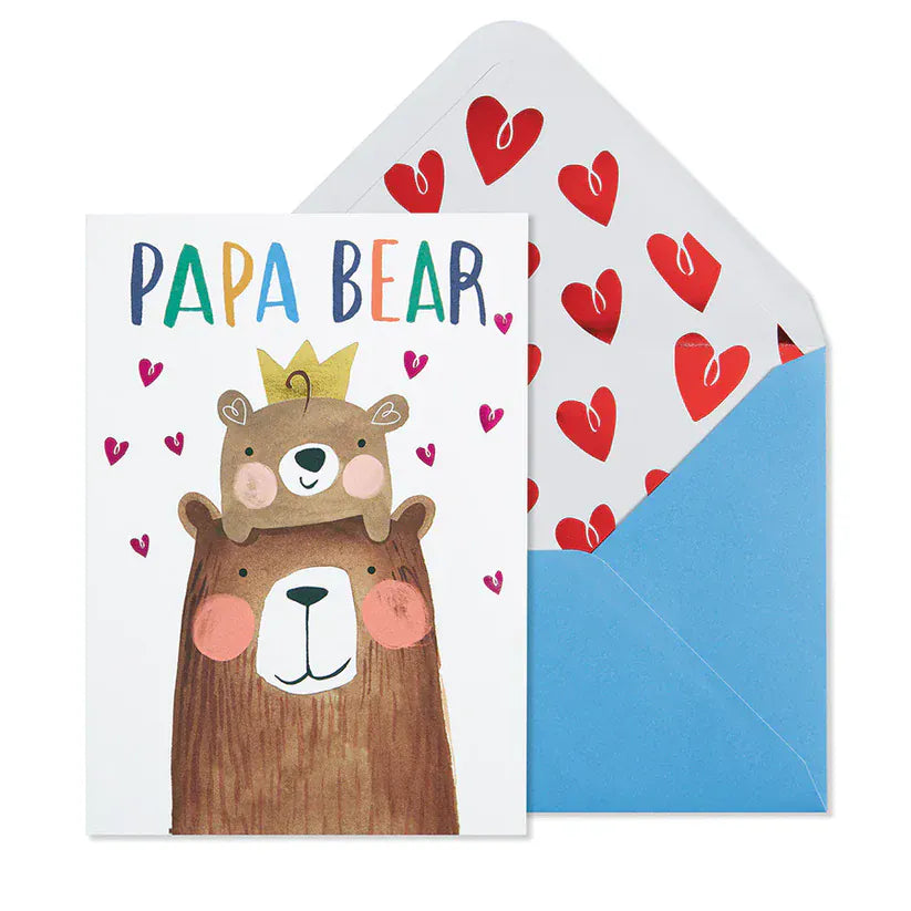 Niquea.D Cards Dad and Kid Bear Father's Day