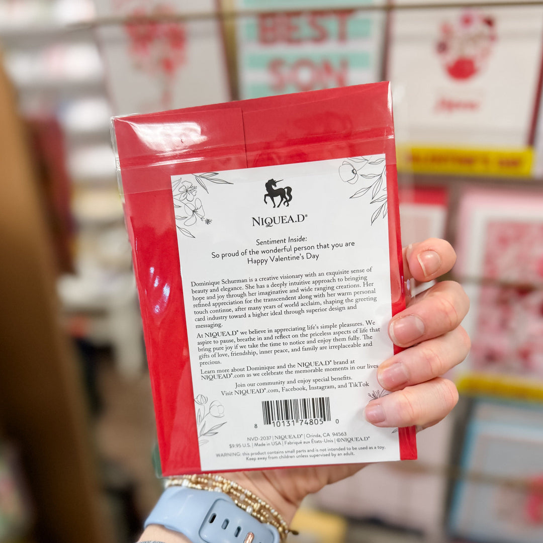 Niquea.D Cards Daughter Bouquet Valentine's Day Card