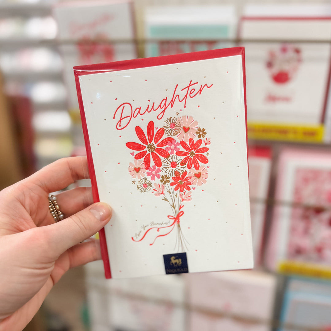 Niquea.D Cards Daughter Bouquet Valentine's Day Card