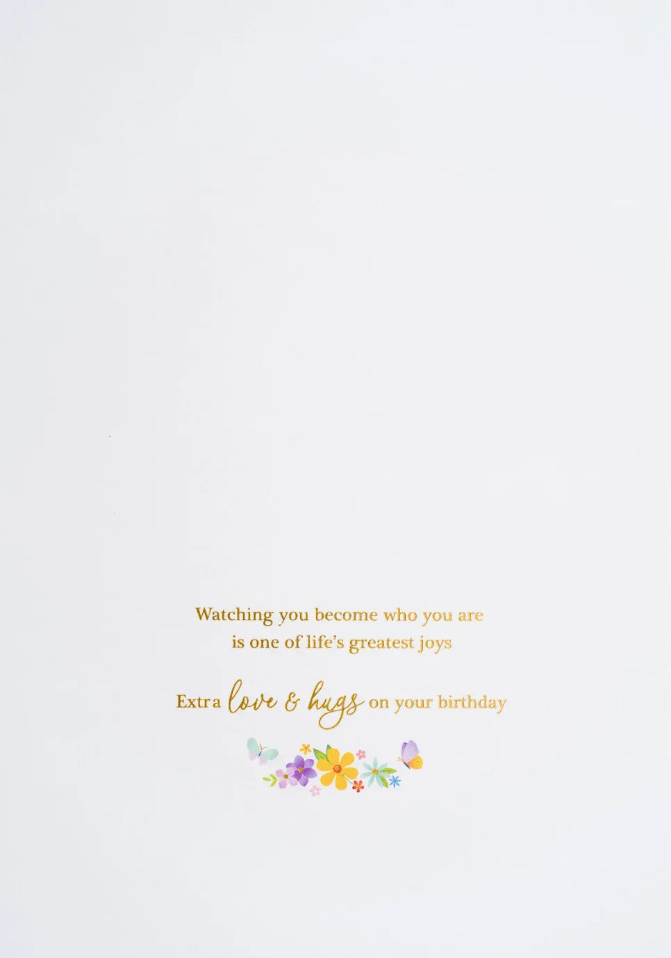 Niquea.D Cards Daughter Flower Rainbow Birthday Card