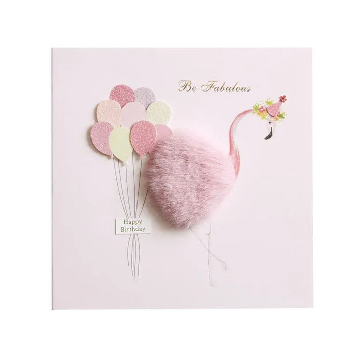 Niquea.D Cards Flamingo Birthday Card