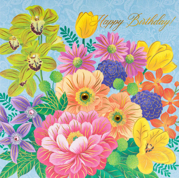Niquea.D Cards Floral In Vase Pop-Up Birthday Card