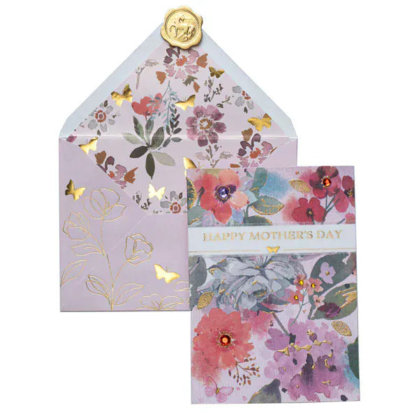 Niquea.D Cards Floral with Vellum Mother's Day Card