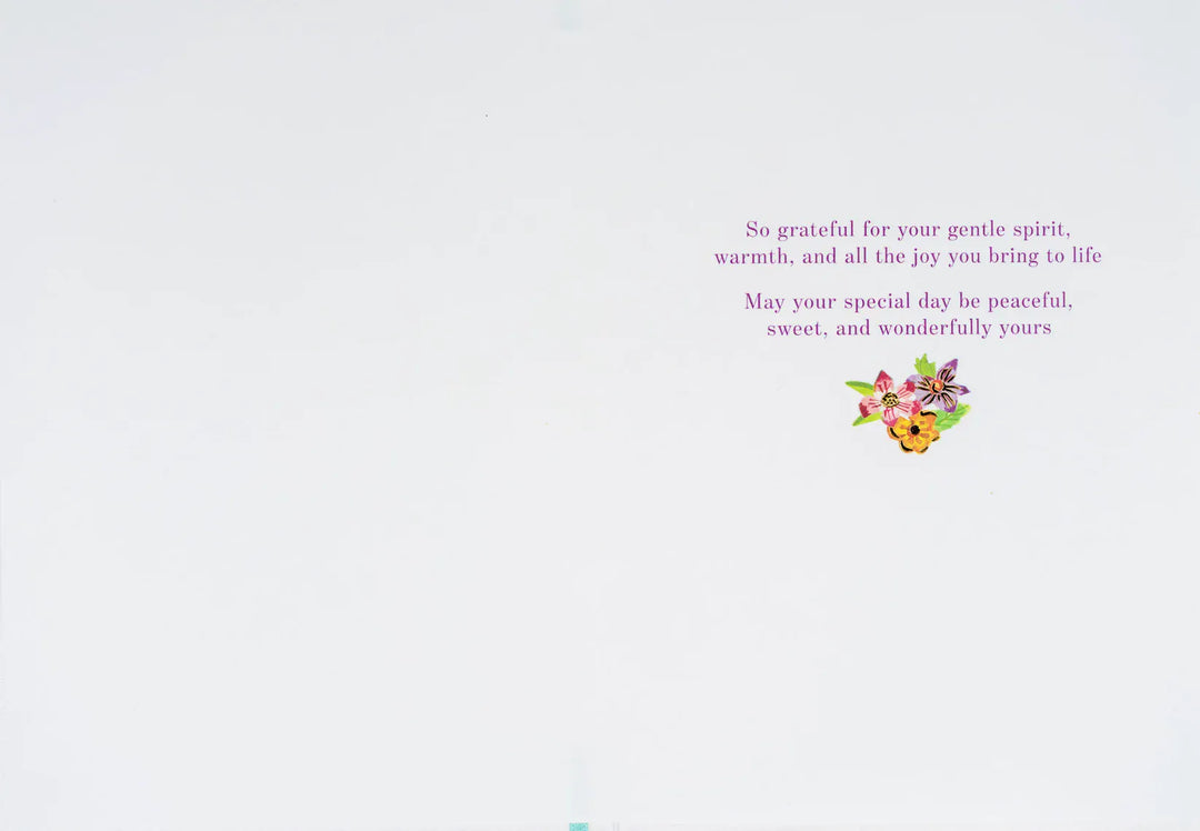 Niquea.D Cards Flowering Teacup Birthday Card